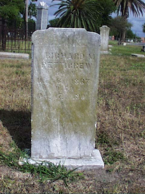 Richard M. Pettigrew Headstone