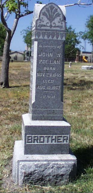 John W. Pollan Headstone