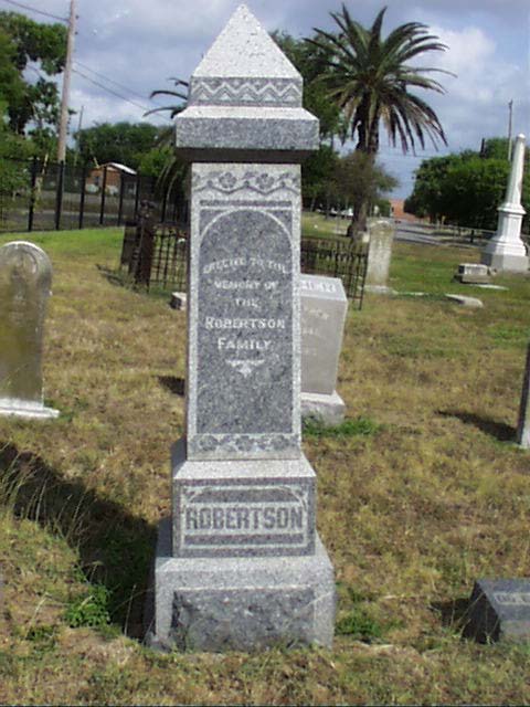 Robertson Family Headstone