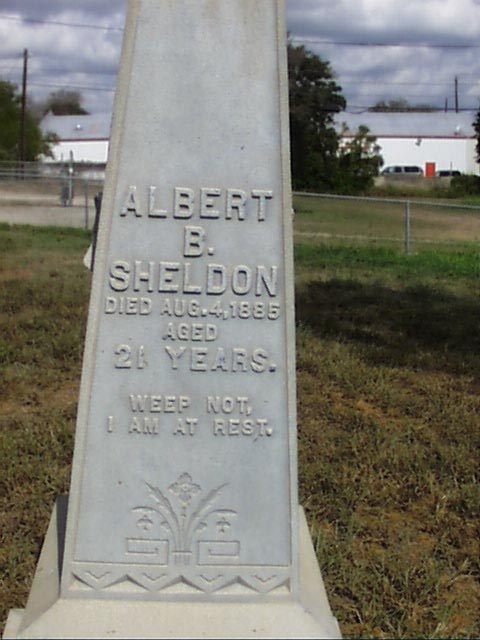 Albert B. Sheldon Headstone