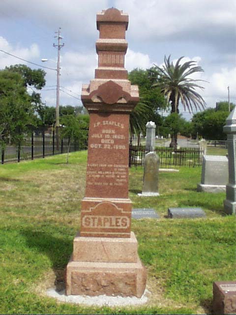 Ira Price Staples Headstone