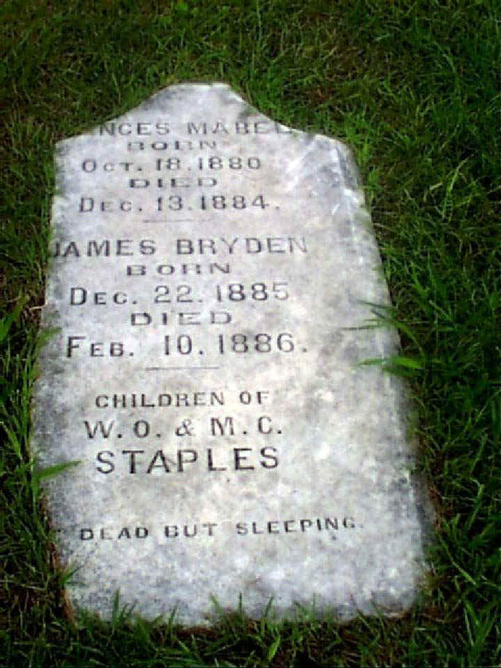 James Bryden Staples Headstone