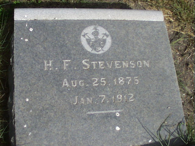 Henry F. Stevenson Headstone