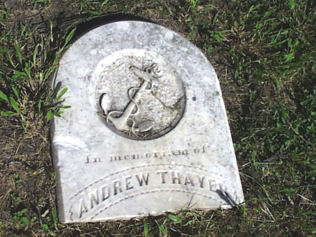 Andrew Thayer Headstone