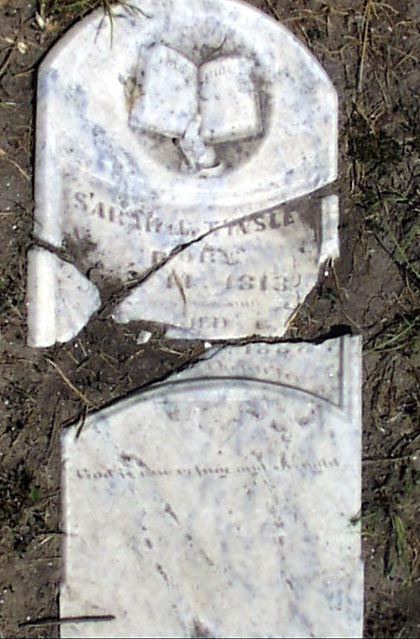 Sarah A. Tinsley Headstone