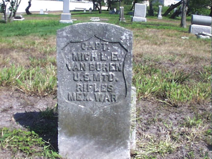 Michael E. Van Buren Headstone