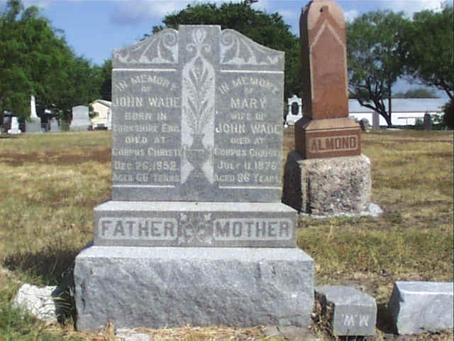 John Wade Headstone