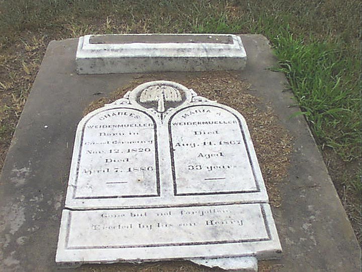 Charles Weidenmueller Headstone