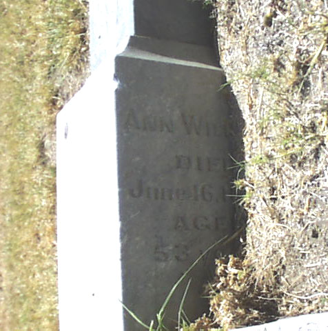 Ann Williams Headstone