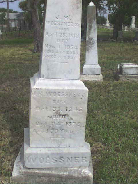 John Martin Woessner Jr. Headstone