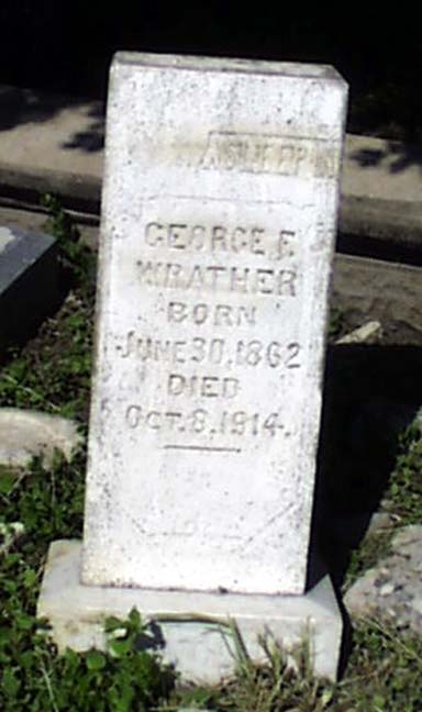George F. Wrather Headstone