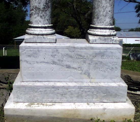 William Baker Wrather Headstone