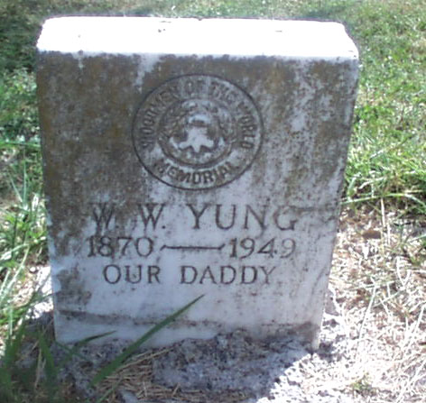 William W. Yung Headstone